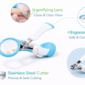 Baby Nail Clipper with Magnifier
