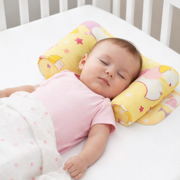 Newborn Baby Pure Cotton Pillow – Breathable & Gentle