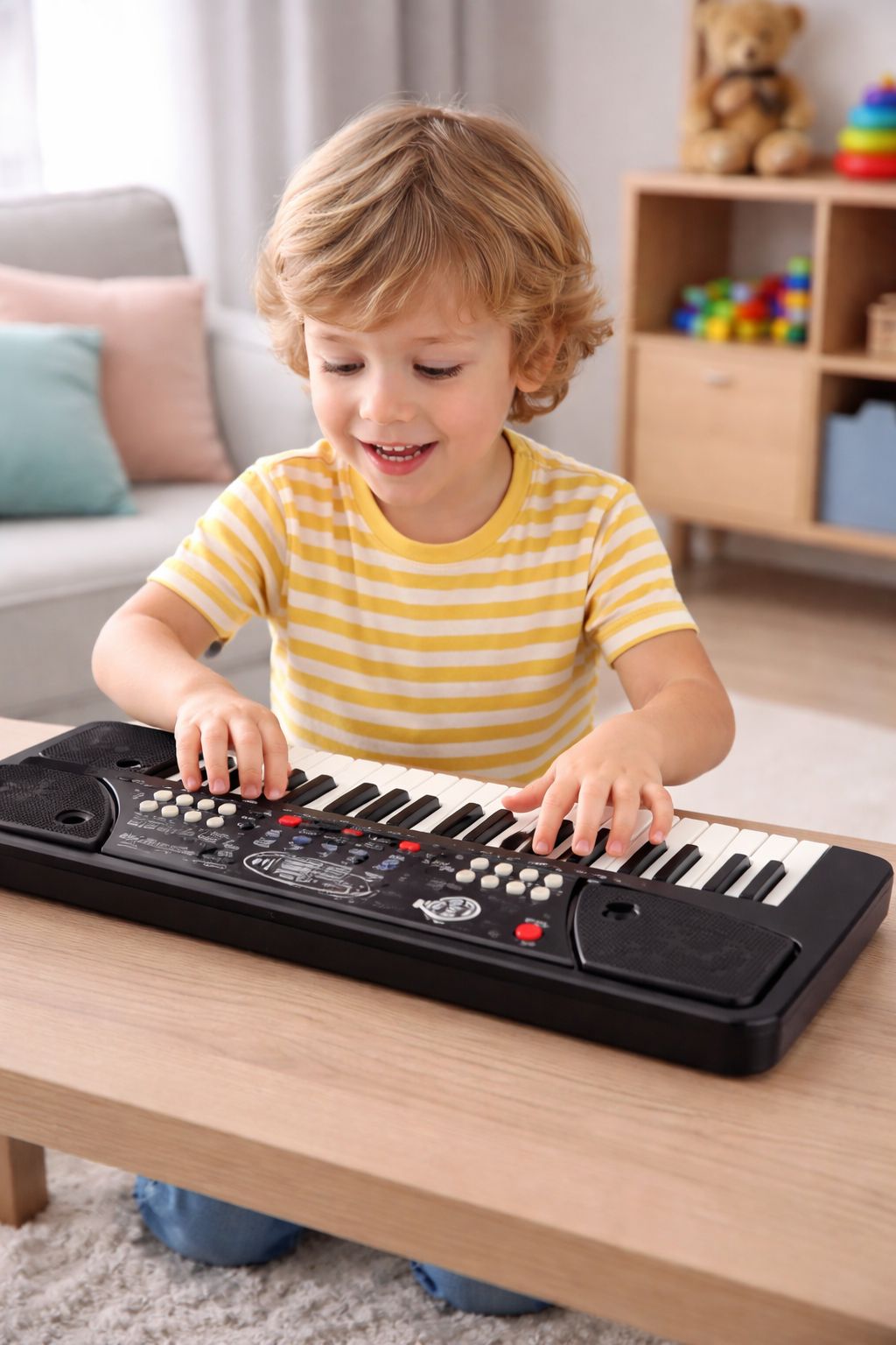 Kids Electronic Musical Keyboard with Microphone | Learning Piano Toy for Children - Image 3