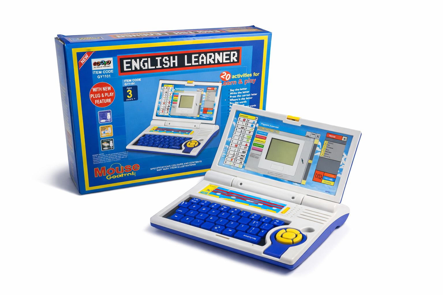 Kids English Learning Laptop Toy | Interactive Alphabet, Words & Spelling | Educational Computer Toy for Kids (3+ Years) - Image 2