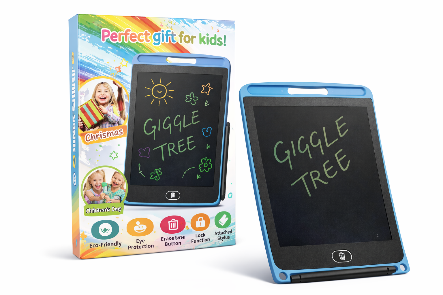 Kids LCD Writing Tablet 8.5 Inch | Reusable Drawing & Writing Board | Digital Writing Pad for Kids - Image 2