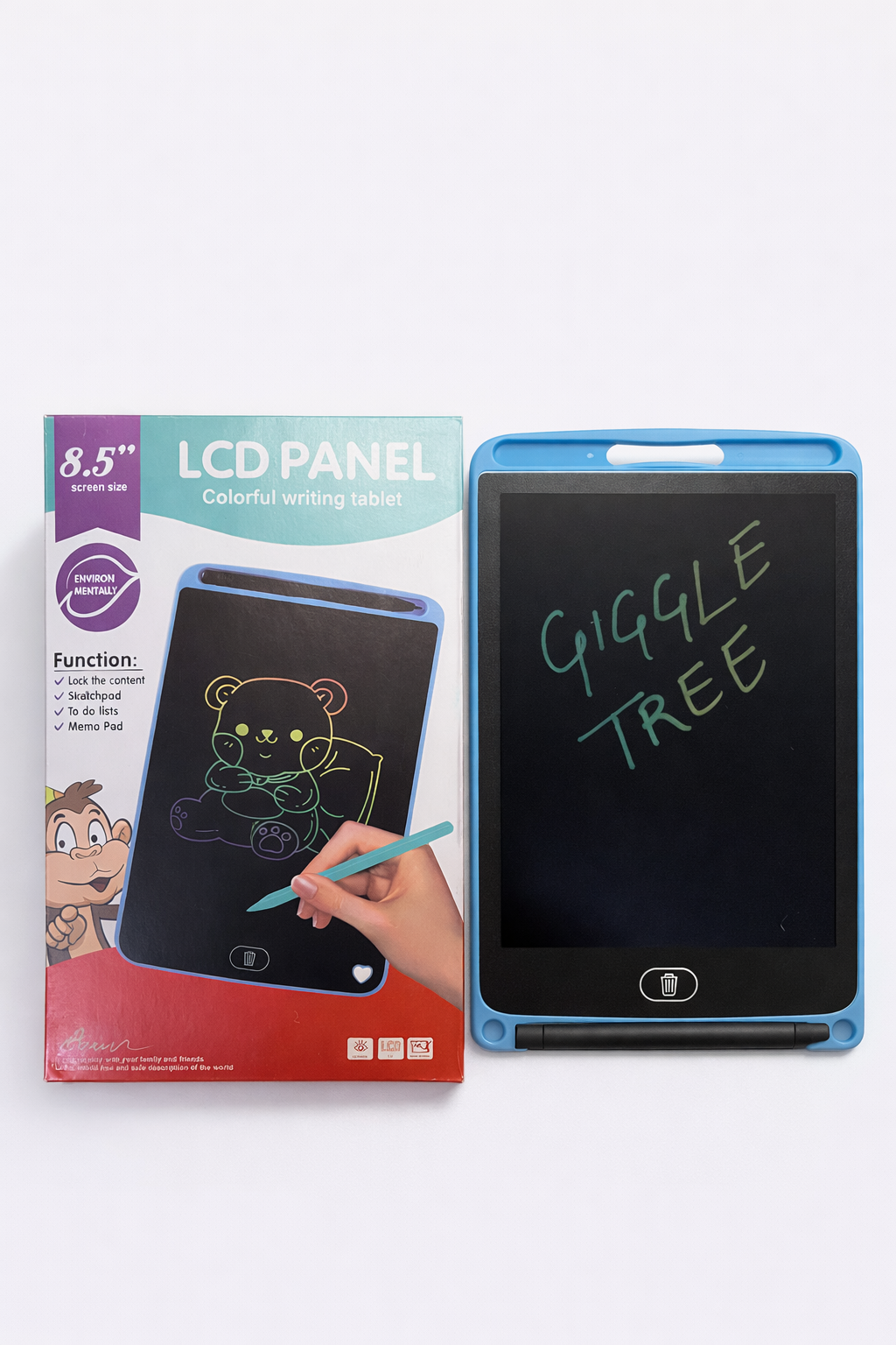 Kids LCD Writing Tablet 8.5 Inch | Reusable Drawing & Writing Board | Digital Writing Pad for Kids - Image 4